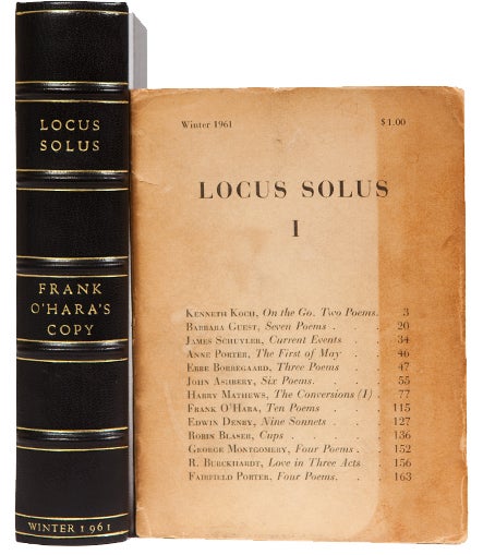 Item #10002 Locus Solus I - Winter 1961. Frank O'Hara, James Schuyler.